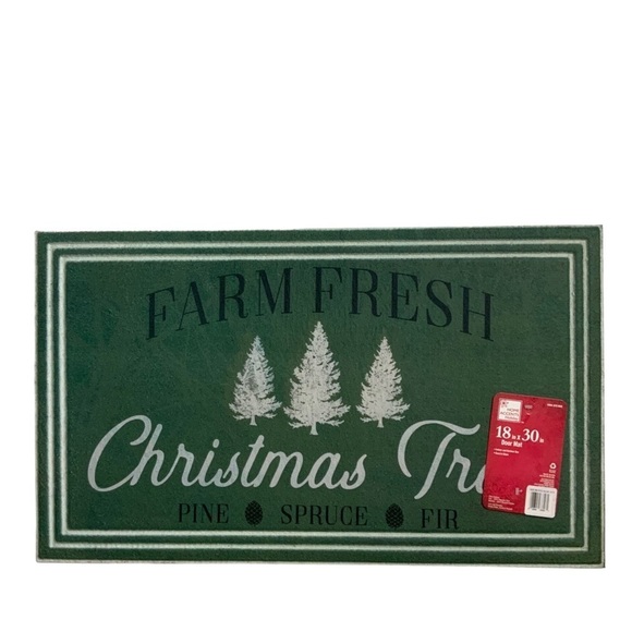 Home Accents Doormat Heavy Duty Farm Trees Indoor Outdoor Large 18 x 30 in - Picture 7 of 15